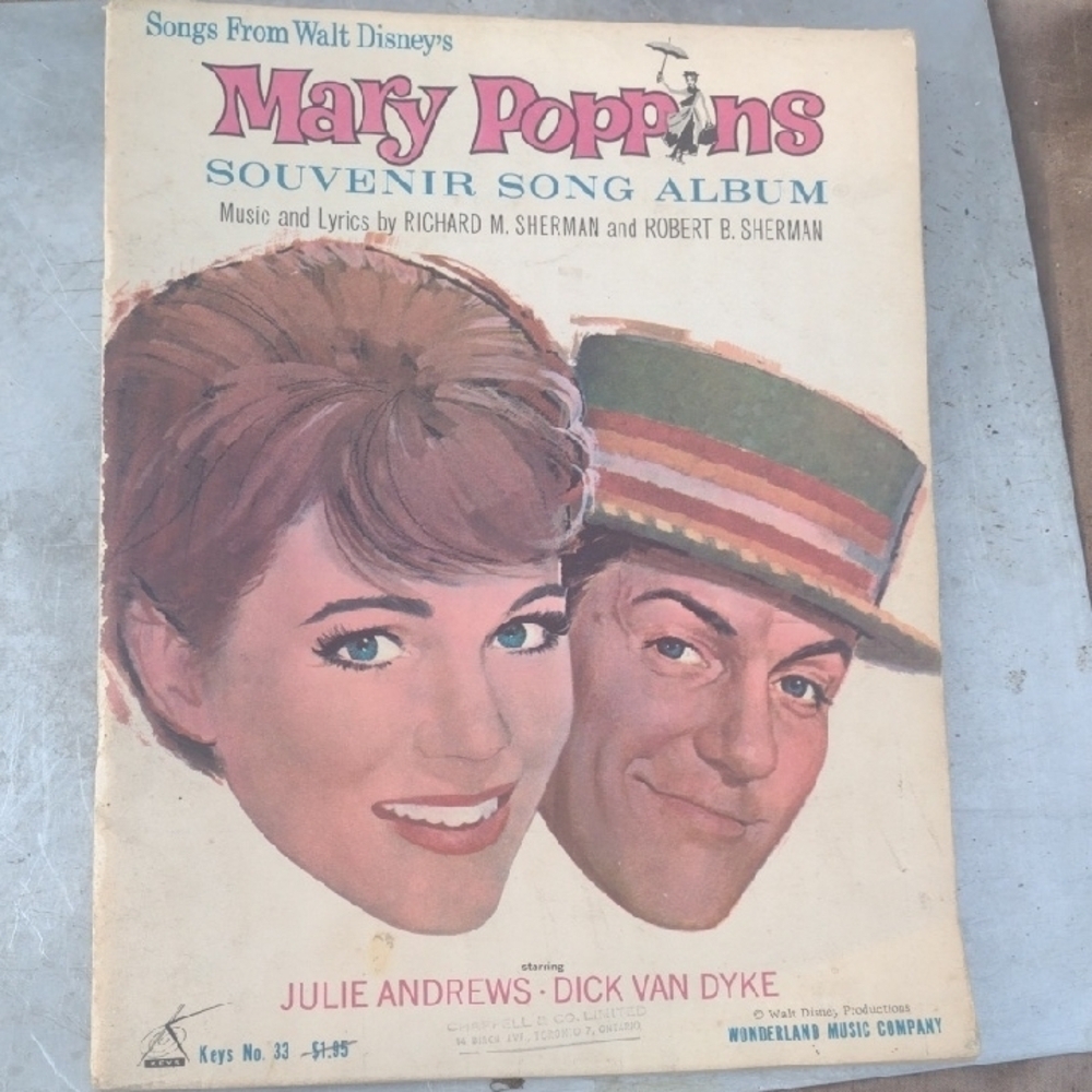 Mary Poppins Souvenir Song Album